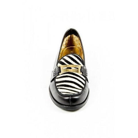 Multicolor 37 EUR - 7 US Avec Modration Womens Loafer FRIDA ANTHRACITE ZEBRA