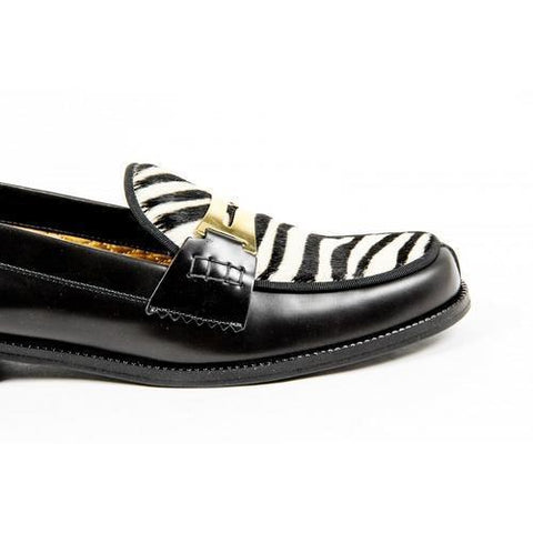 Multicolor 37 EUR - 7 US Avec Modration Womens Loafer FRIDA ANTHRACITE ZEBRA