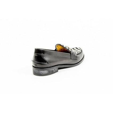 Multicolor 41 EUR - 11 US Avec Modration Womens Loafer FRIDA ANTHRACITE ZEBRA