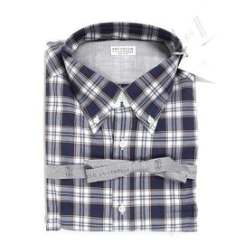 Multicolor XL Brunello Cucinelli Mens Shirt MA6550068 C928