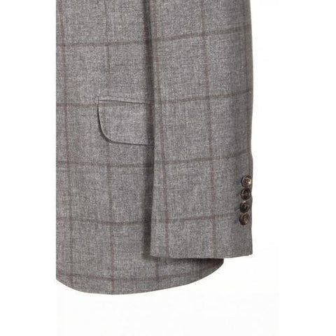 Grey 54 IT - 44 US Brunello Cucinelli Mens Jacket MA4458310 C043