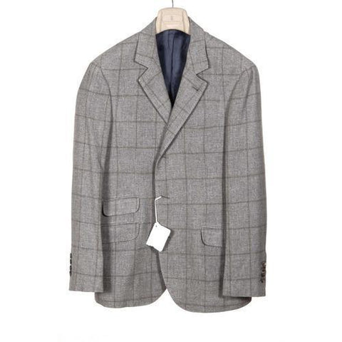 Grey 54 IT - 44 US Brunello Cucinelli Mens Jacket MA4458310 C043
