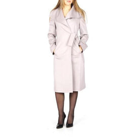 Beige 36 IT - 0 US Armani Collezioni Womens Coat SML03T SM600 114