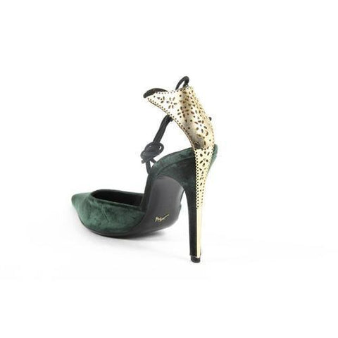 Green 39.5 EUR - 9.5 US Alexandra Neel Womens Sandal 6202 VELVET OLIVE
