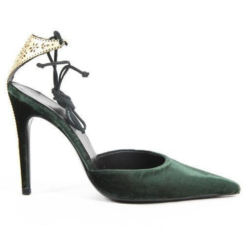 Green 39.5 EUR - 9.5 US Alexandra Neel Womens Sandal 6202 VELVET OLIVE
