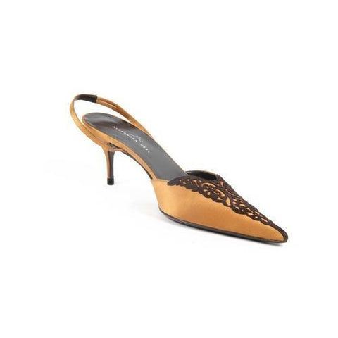 Orange 40 EUR - 10 US Alexandra Neel Womens Slingback Sandal ICONE ORANGE CHOC