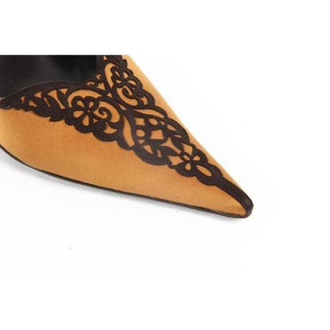 Orange 40 EUR - 10 US Alexandra Neel Womens Slingback Sandal ICONE ORANGE CHOC