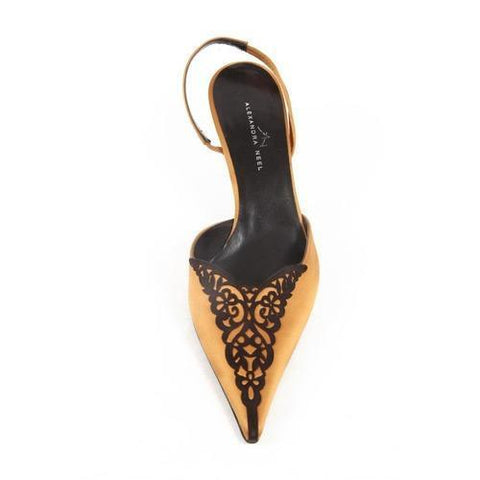 Orange 40 EUR - 10 US Alexandra Neel Womens Slingback Sandal ICONE ORANGE CHOC