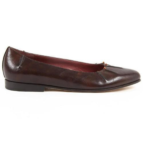 Dark Brown 36 EUR - 6 US Henry Cuir Womens Ballerina 1715A CRETA 809 MORO
