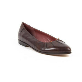 Dark Brown 36.5 EUR - 6.5 US Henry Cuir Womens Ballerina 1715A CRETA 809 MORO