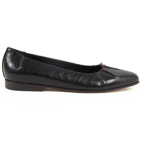 Black 36 EUR - 6 US Henry Cuir Womens Ballerina 1715A CRETA NERO