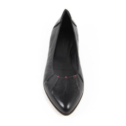 Black 36.5 EUR - 6.5 US Henry Cuir Womens Ballerina 1715A CRETA NERO