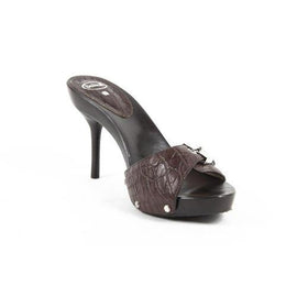 Dark Brown 36 EUR - 6 US Scholl Womens Sandal TOEBAR 7 COCCO