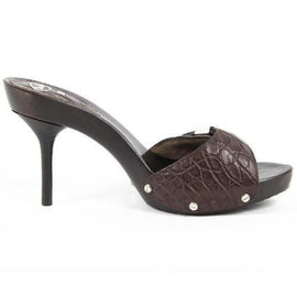 Dark Brown 36 EUR - 6 US Scholl Womens Sandal TOEBAR 7 COCCO