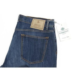 Denim 42 EUR - INT. XXXL Luigi Borrelli Mens Jeans 340 DS 007