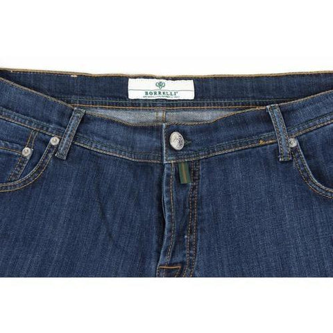 Denim 42 EUR - INT. XXXL Luigi Borrelli Mens Jeans 340 DS 007