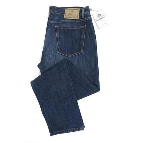 Denim 42 EUR - INT. XXXL Luigi Borrelli Mens Jeans 340 DS 007