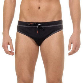 Black L Diesel Mens Swimwear BMBR-AERIAL 00CEMW R0SXV 900