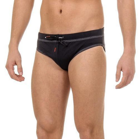 Black XXL Diesel Mens Swimwear BMBR-AERIAL 00CEMW R0SXV 900