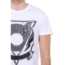 White XS Diesel Mens T-Shirt T-CLAR 00SJUN 0091B 100
