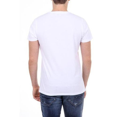 White XS Diesel Mens T-Shirt T-CLAR 00SJUN 0091B 100