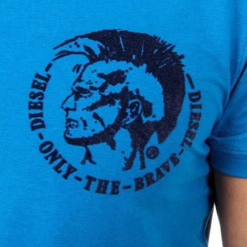Light Blue S Diesel Mens Underwear T-Shirt UMTEE-MICHAEL 00CG26 0TAIU 88Z