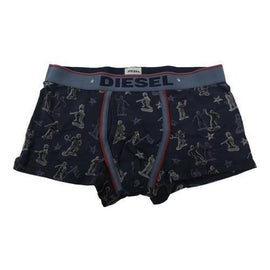 Dark Blue M Diesel Mens Boxer Trunk UMBX-DIVINE 00CEM3 0TAIS 89D