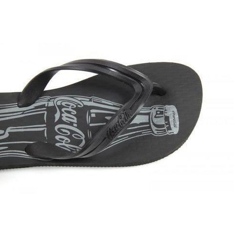 Black 43/44 EUR Coca Cola mens flip flop CCA0588 SANDALIA BASIC MASCULINA BLACK