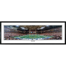 St. Louis Rams End Zone"  - 13.5"x39" Standard Black Frame"