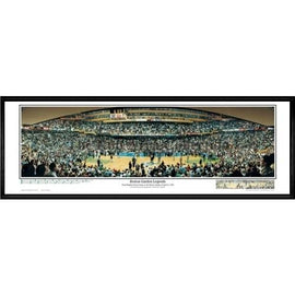 Boston Celtics Boston Garden Legends" - With Call-outs  - 13.5"x39" Standard Black Frame"