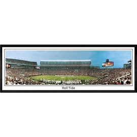 Alabama Crimson Tide Roll Tide"  - 13.5"x39" Standard Black Frame"