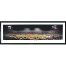 Denver Broncos Champions XXXIII" - 13.5"x39" Standard Black Frame"