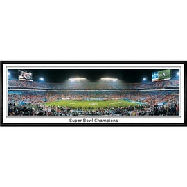 Indianapolis Colts Super Bowl Champions"  - 13.5"x39" Standard Black Frame"