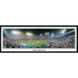 Indianapolis Colts Super Bowl XLI"  - 13.5"x39" Standard Black Frame"