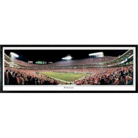 Kansas City Chiefs 35 Yard Line" - 13.5"x39" Standard Black Frame"
