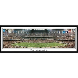 New Orleans Saints The Homecoming" - 13.5"x39" Standard Black Frame"