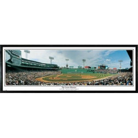 Boston Red Sox The Green Monster" - 13.5"x39" Standard Black Frame"