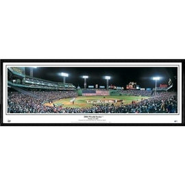 Boston Red Sox 2004 World Series"  - 13.5"x39" Standard Black Frame"