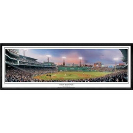 Boston Red Sox Historic Match-up" - With Signatures  - 13.5"x39" Standard Black Frame"
