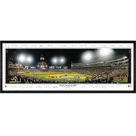 Chicago White Sox World Champions 2005" - With Signatures  - 13.5"x39" Standard Black Frame"