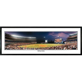 New York Mets Subway Series" - 13.5"x39" Standard Black Frame"