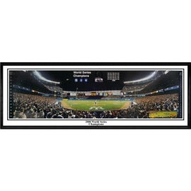 New York Yankees 2000 World Series Champions" - Collage   - 13.5"x39" Standard Black Frame"