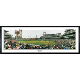 Philadelphia Phillies First Pitch" - 13.5"x39" Standard Black Frame"