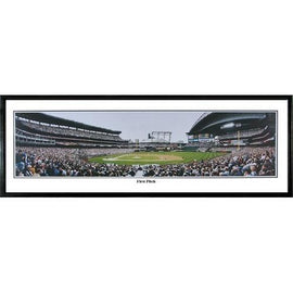 Seattle Mariners First Pitch" - 13.5"x39" Standard Black Frame"