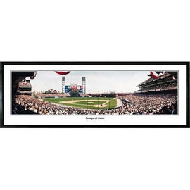 San Francisco Giants Inaugural Game" - 13.5"x39" Standard Black Frame"