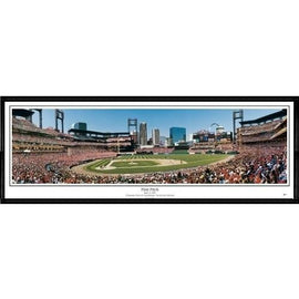 St. Louis Cardinals First Pitch"  - 13.5"x39" Standard Black Frame"