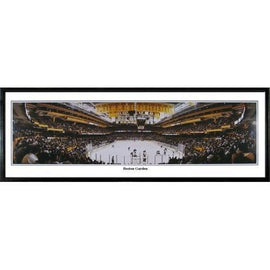 Boston Bruins  Boston Garden" - 13.5"x39" Standard Black Frame"