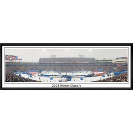 Buffalo Sabers 2008 Winter Classic"  - 13.5"x39" Standard Black Frame"