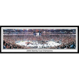 Carolina Hurricanes 2006 Stanley Cup Champions"  - 13.5"x39" Standard Black Frame"