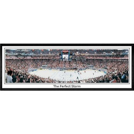 Carolina Hurricanes The Perfect Storm"  - 13.5"x39" Standard Black Frame"